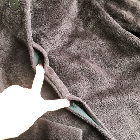 Cinzia Rocca pressed llama full length coat - Picture 8 of 15